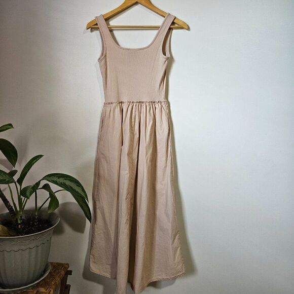 EUC A NEW DAY SCOOP NECK TANK DRESS WITH HIGH LOW BOTTOM SIZE XS - Picture 9 of 14